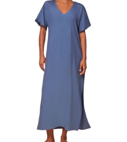 AAA Długa sukienka płazowa z naturalnego materiału Triumph beach MyWear Maxi Dress sd
