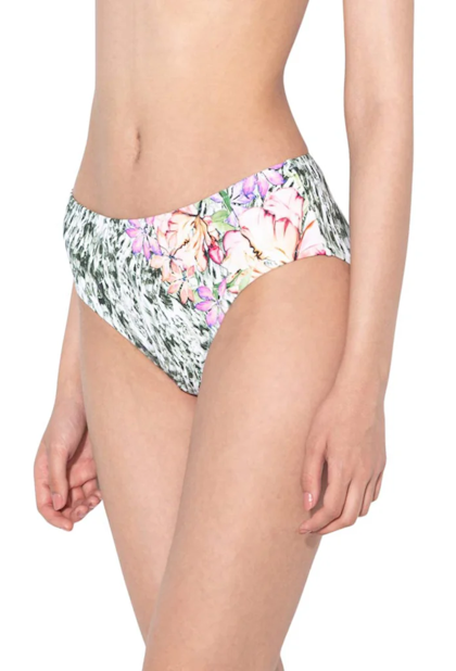 Wysokie majtki kąpielowe Triumph FLoral Cascades Midi